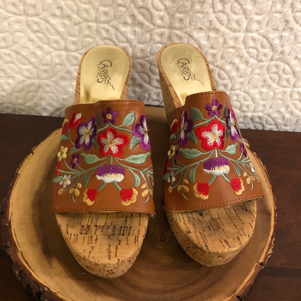 Carlos by Carlos Santana wedge heels